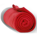 Fleece Throw Blanket 50"x60" - Red **** FREE RUSH ****